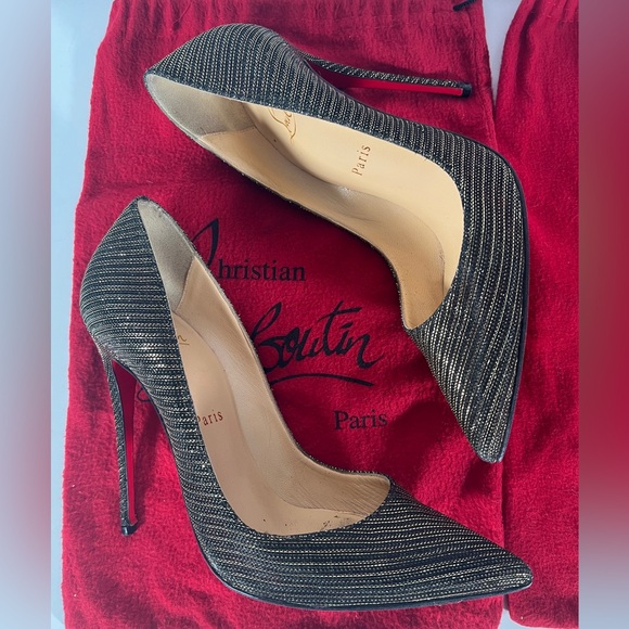 Christian Louboutin Glitter Pumps So Kate 120